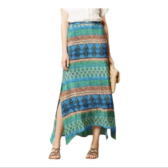 Anthropologie Dresses & Skirts - Tolani for Anthropologie Maxi Skirt in Green Multi